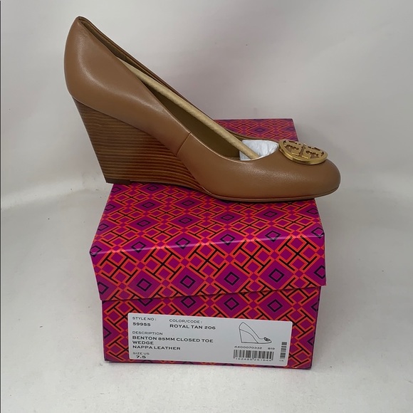 tory burch benton wedge